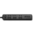 Удлинитель Xiaomi Mi Power Strip 3 (XMCXB01QM) черный, 1.8 м