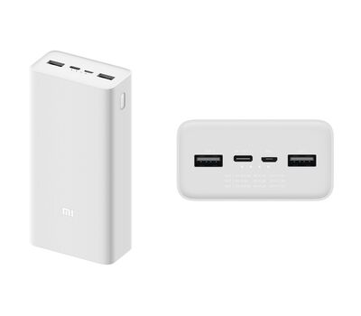 Аккумулятор Xiaomi Mi Power Bank 3 30000 mAh (белый)