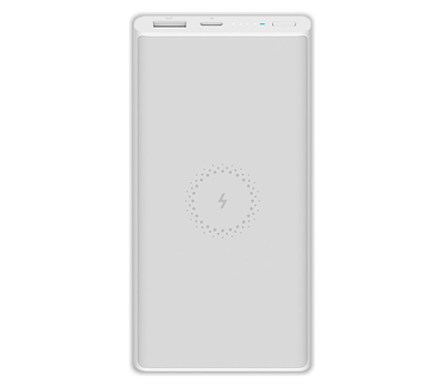 Аккумулятор Xiaomi Mi Power Bank Wireless Youth Edition 10000mAh White WPB15ZM