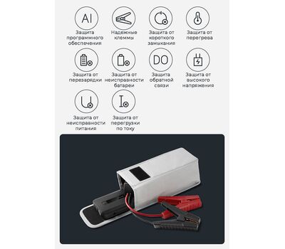 Пусковое зарядное устройство Xiaomi Mi 70mai Jump Starter Max Midrive PS06 18000mah