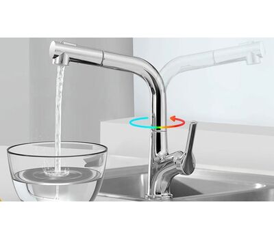 Смеситель кухонный Xiaomi diib Removable Kitchen Faucet (с выдвижным изливом)