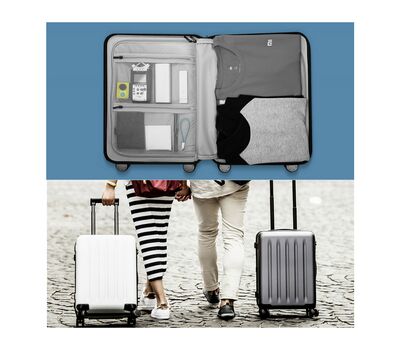 Чемодан Xiaomi Mi Trolley 90 Points 24 Gray Stars