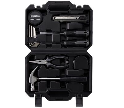 Набор инструментов в кейсе Xiaomi Jiuxun tools 12 in 1 Daily Life Kit black