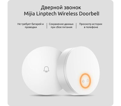 Звонок дверной беспроводной Xiaomi Linptech Wireless Doorbell