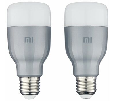 Лампочка светодиодная Xiaomi Mijia Smart Led Bulb White and Color 2-Pack (MJDP02YL)