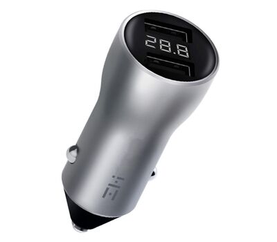 Автомобильная зарядка ZMI (AP621) Digital Display Car Charger 2USB 3A